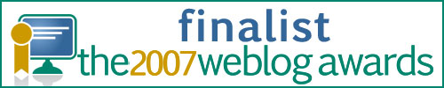2007Weblog Awards Finalist