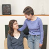 Karen Golinski and Amy Cunninghis (Photo credit: Amos Mac)