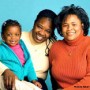 One of the families featured on RaiseAChild.US banners displayed in L.A. in November 2011